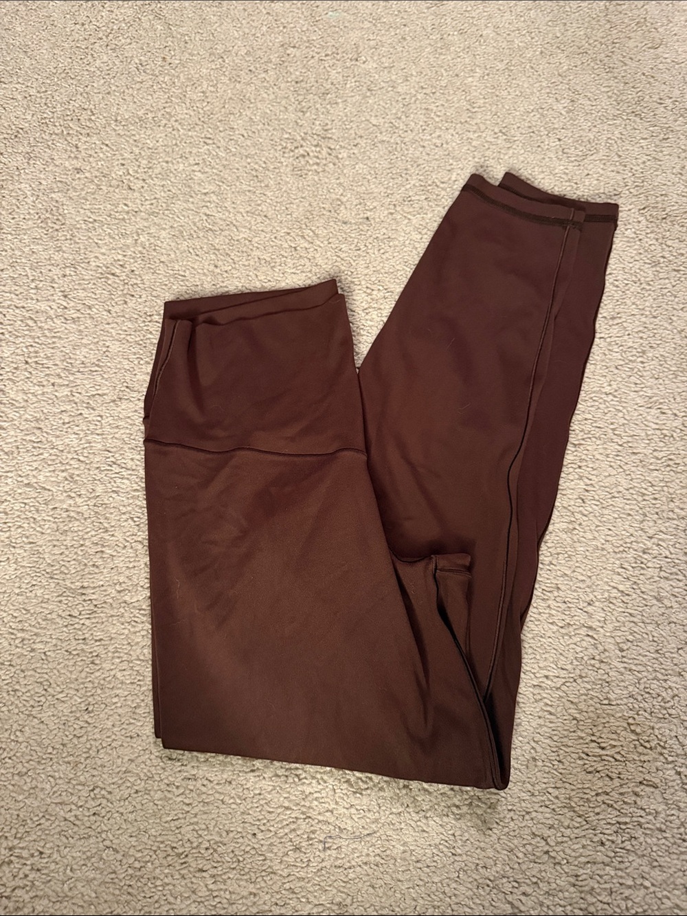 Offline by aerie Hi-Rise Real Me 7/8 Brown Leggings